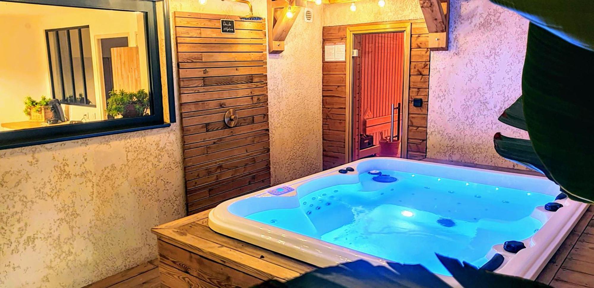 Cocon Nature Montpellier - Jacuzzi & Sauna - 300m Du Tramway Apartment Castelnau-le-Lez